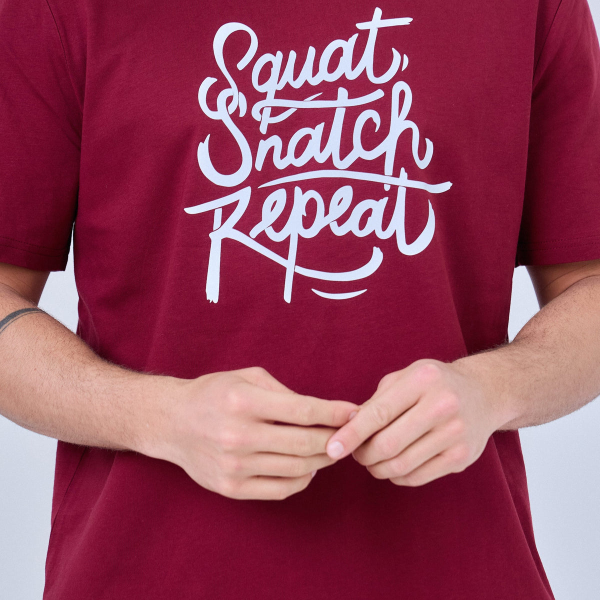 T-Shirt Homme Cross Training – Squat Snatch Repeat