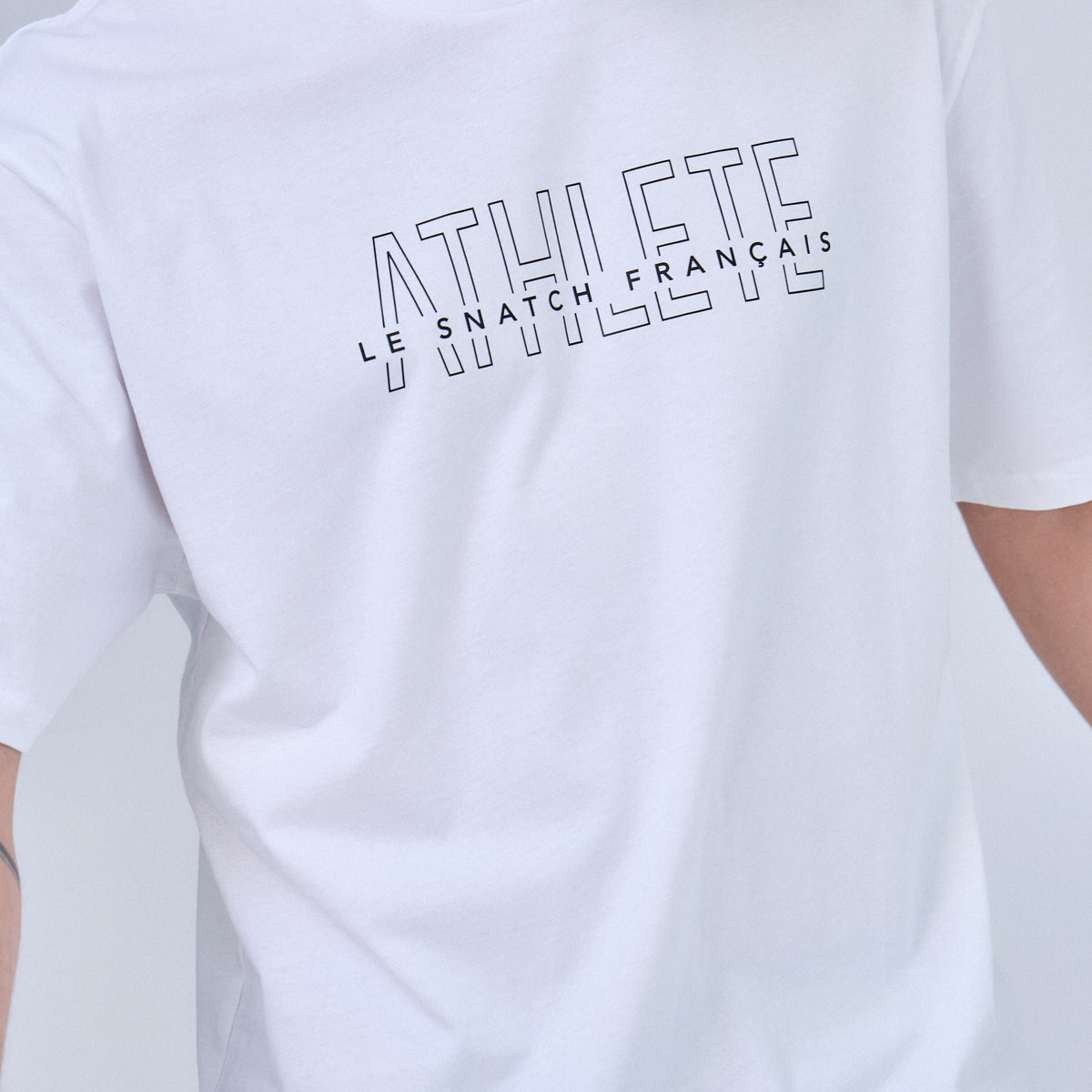 T-Shirt Oversize Homme Cross Training – Athlète LSF Coton Bio