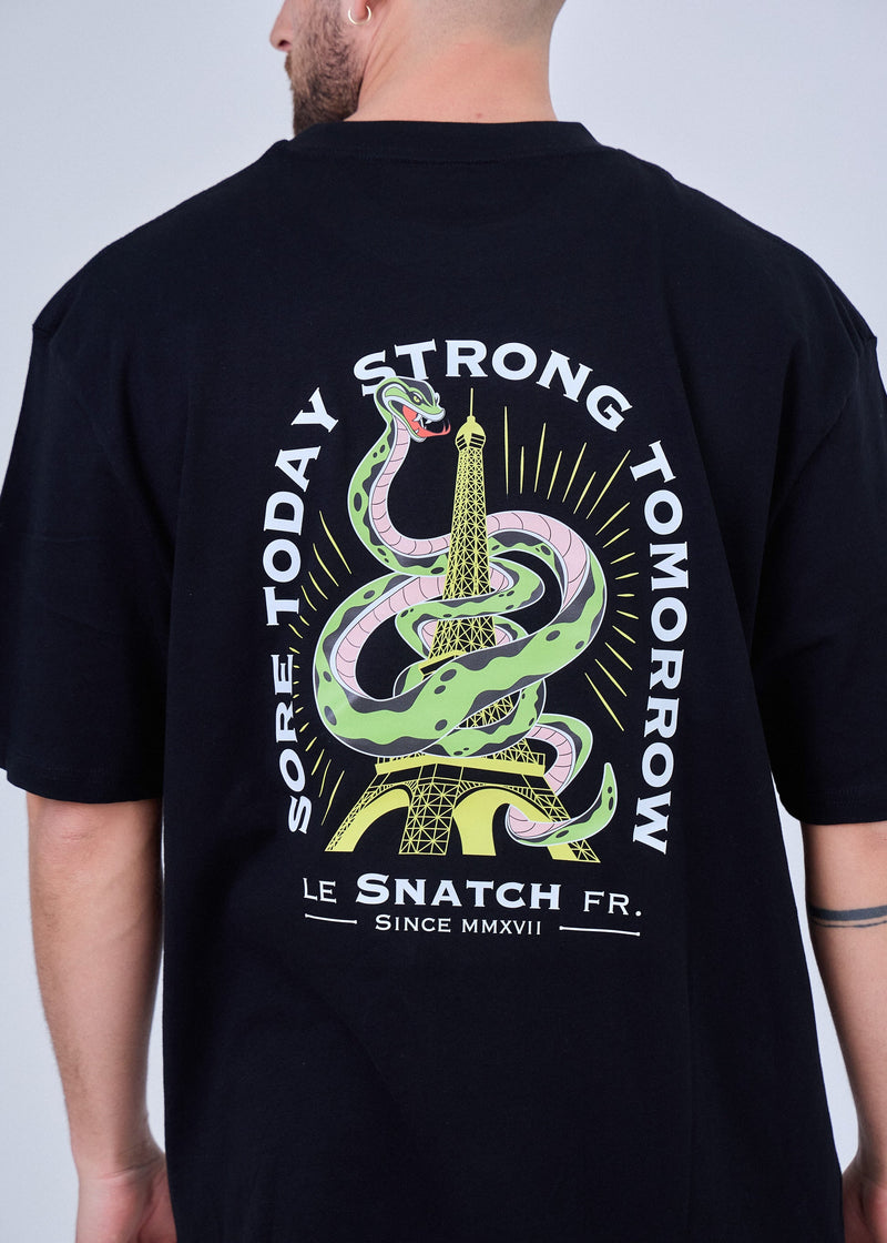 T-Shirt Oversize Homme Hybrid Training – Strong Tomorrow vue 2 — Le Snatch Français