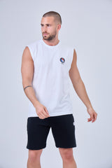 Débardeur Homme Cross Training – Suicide Squat Coton Bio vue 3 — Le Snatch Français