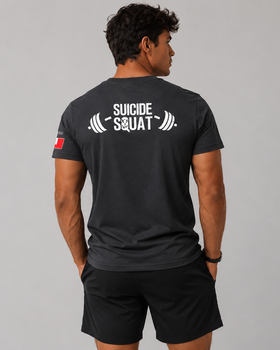T-Shirt Homme Cross Training – Suicide Squat – Le Snatch Français