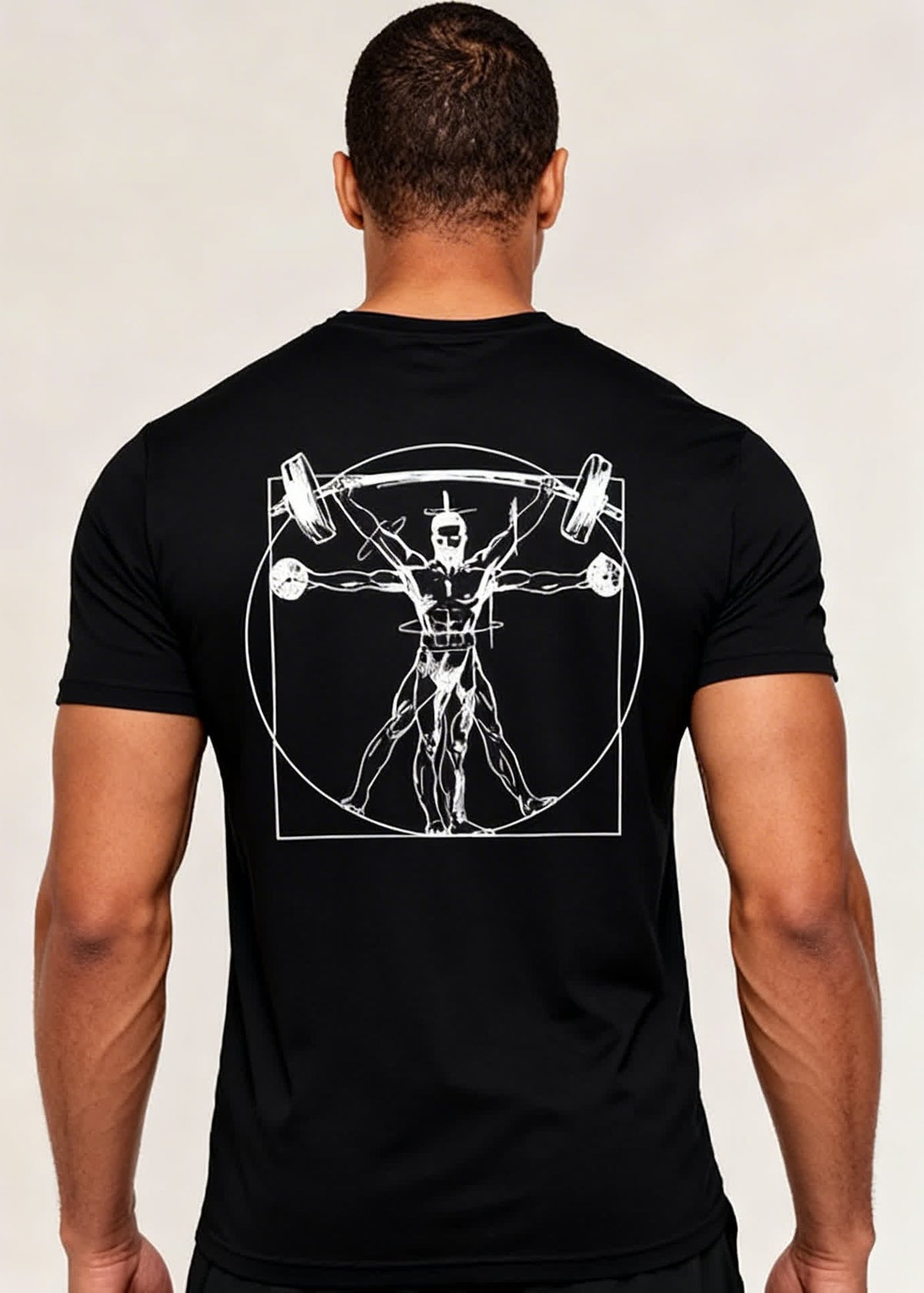 T-Shirt Homme Cross Training – Vitruve vue 3 — Le Snatch Français
