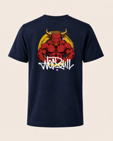T-Shirt Nativ Wod Bull Navy - dos