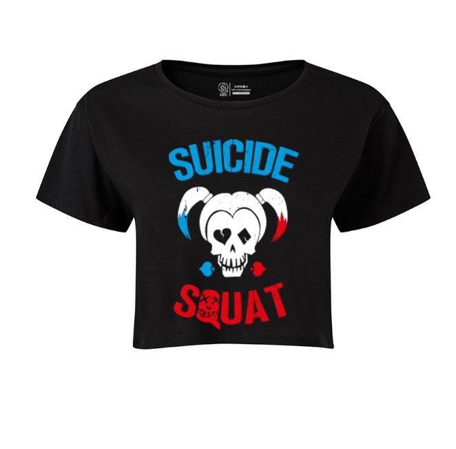Crop Top Femme Cross Training – Harley Queen Coton Bio — Le Snatch Français