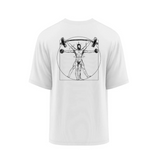 T-Shirt Oversize Homme Hybrid Training – Vitruve Coton Bio vue 5 — Le Snatch Français