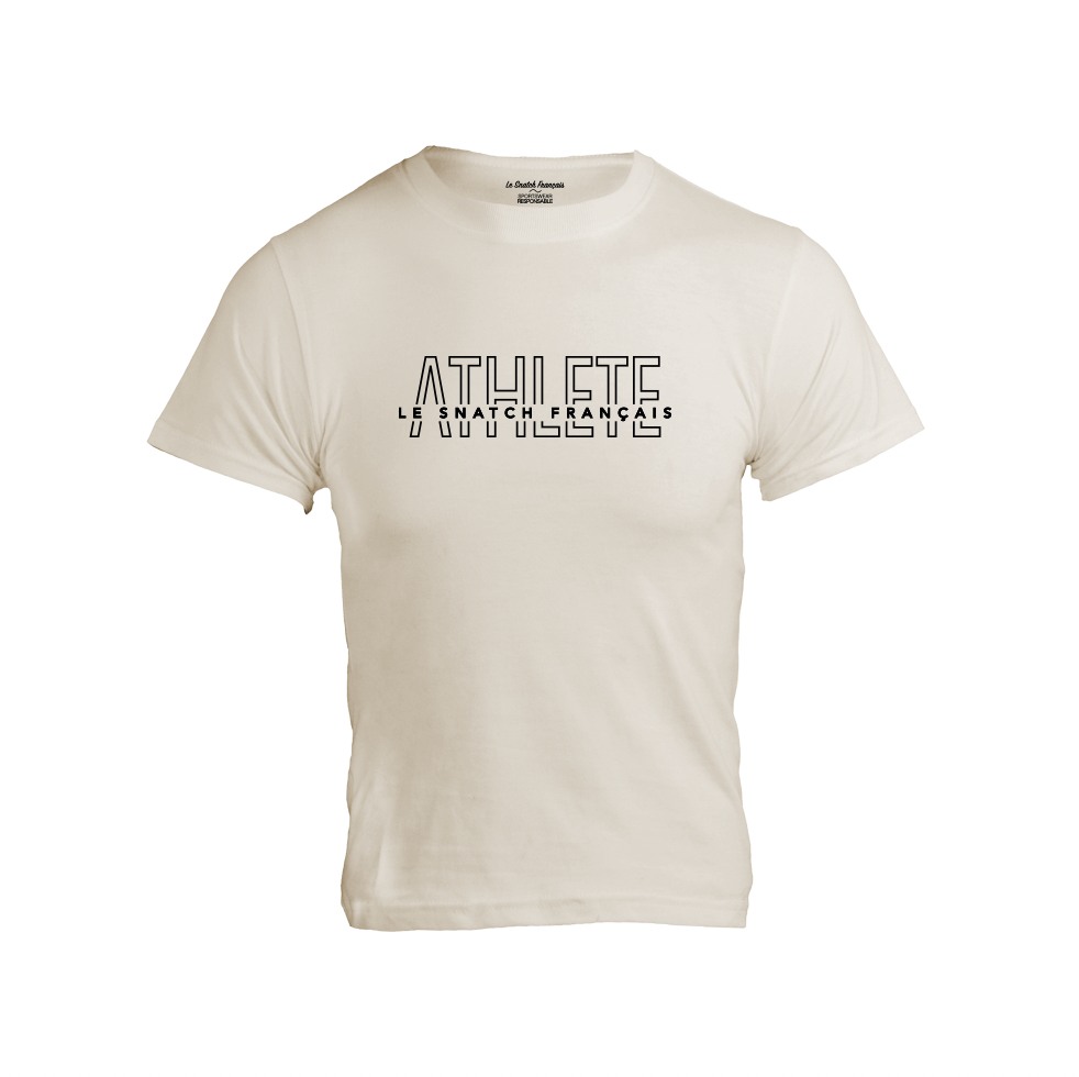 T-shirt Homme - ATHLETE - 100% coton bio