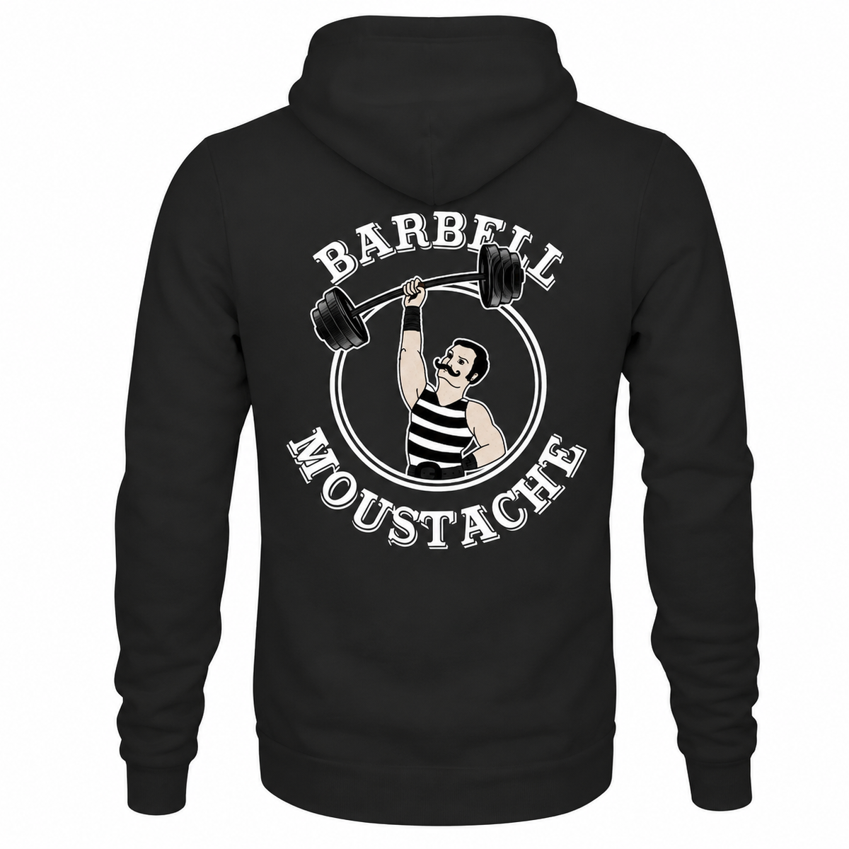 SWEAT-SHIRT FEMME POUR CROSSTRAINING - BARBELL MOUSTACHE
