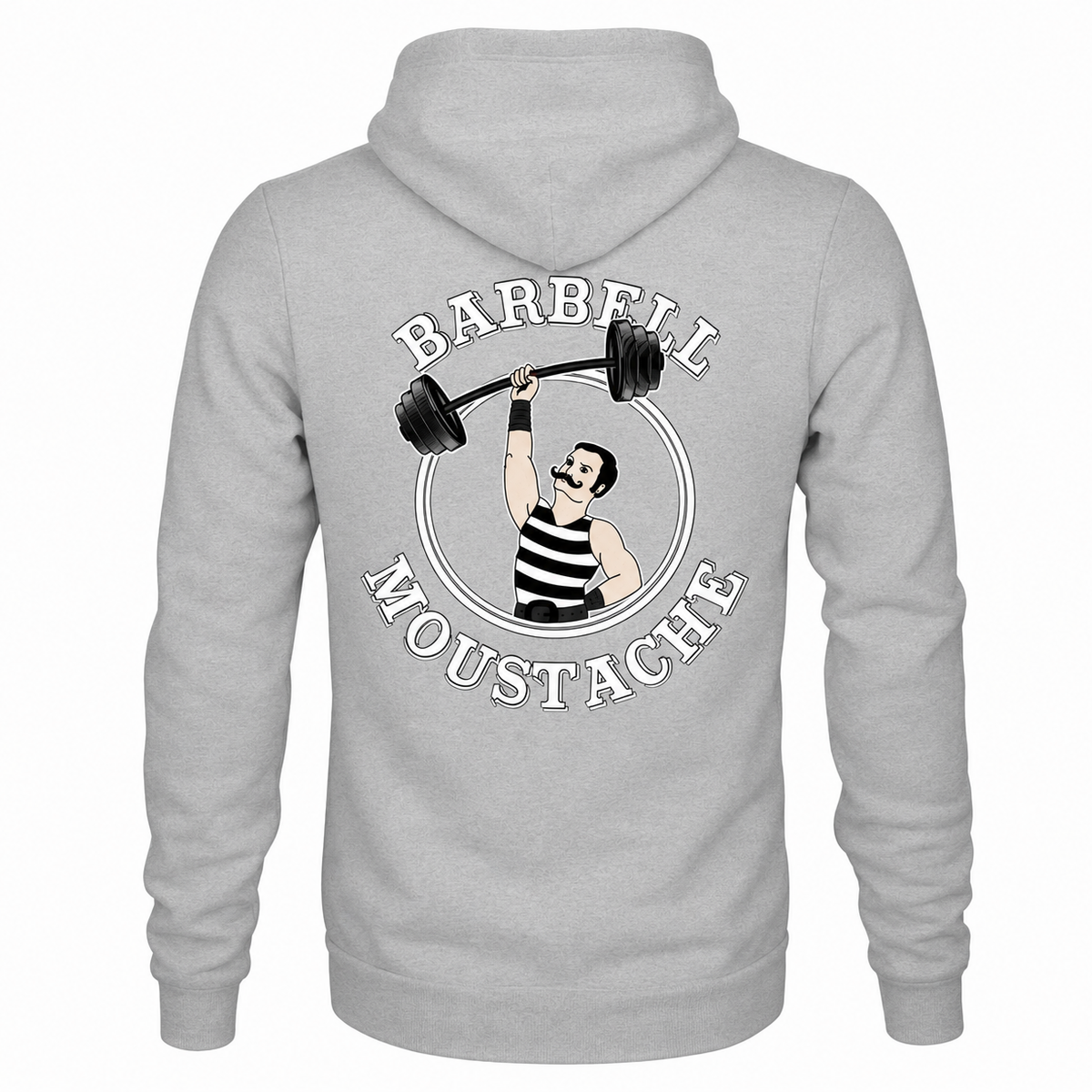 SWEAT-SHIRT HOMME POUR CROSSTRAINING - BARBELL MOUSTACHE