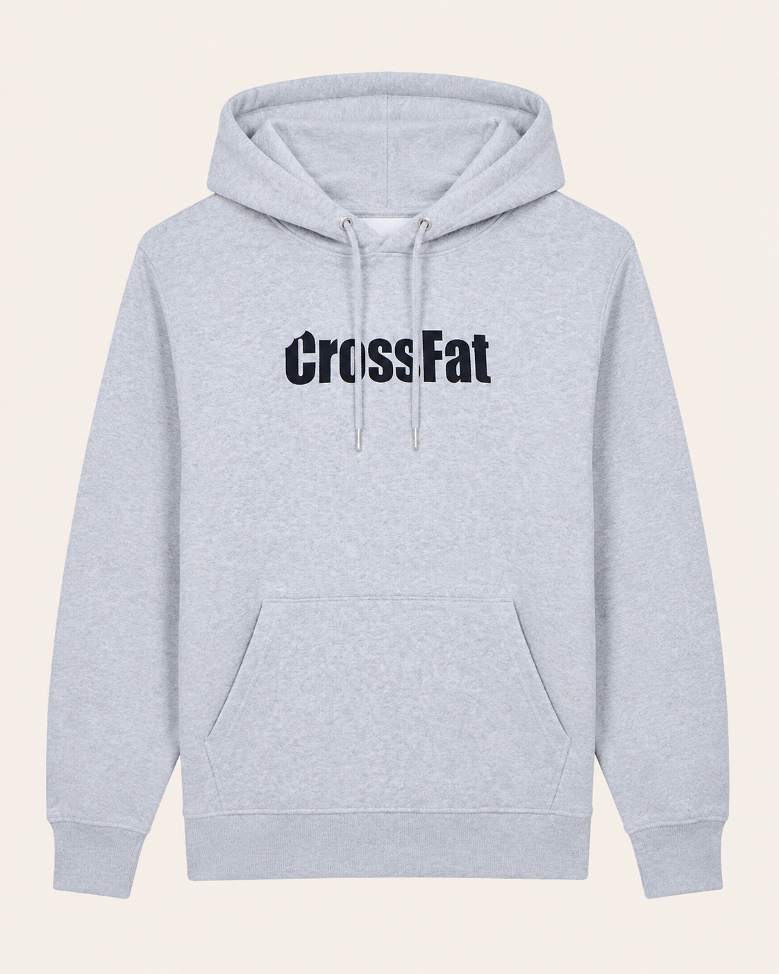 Sweat homme cross training Crossfat – coloris Gris Chiné – Le Snatch Français