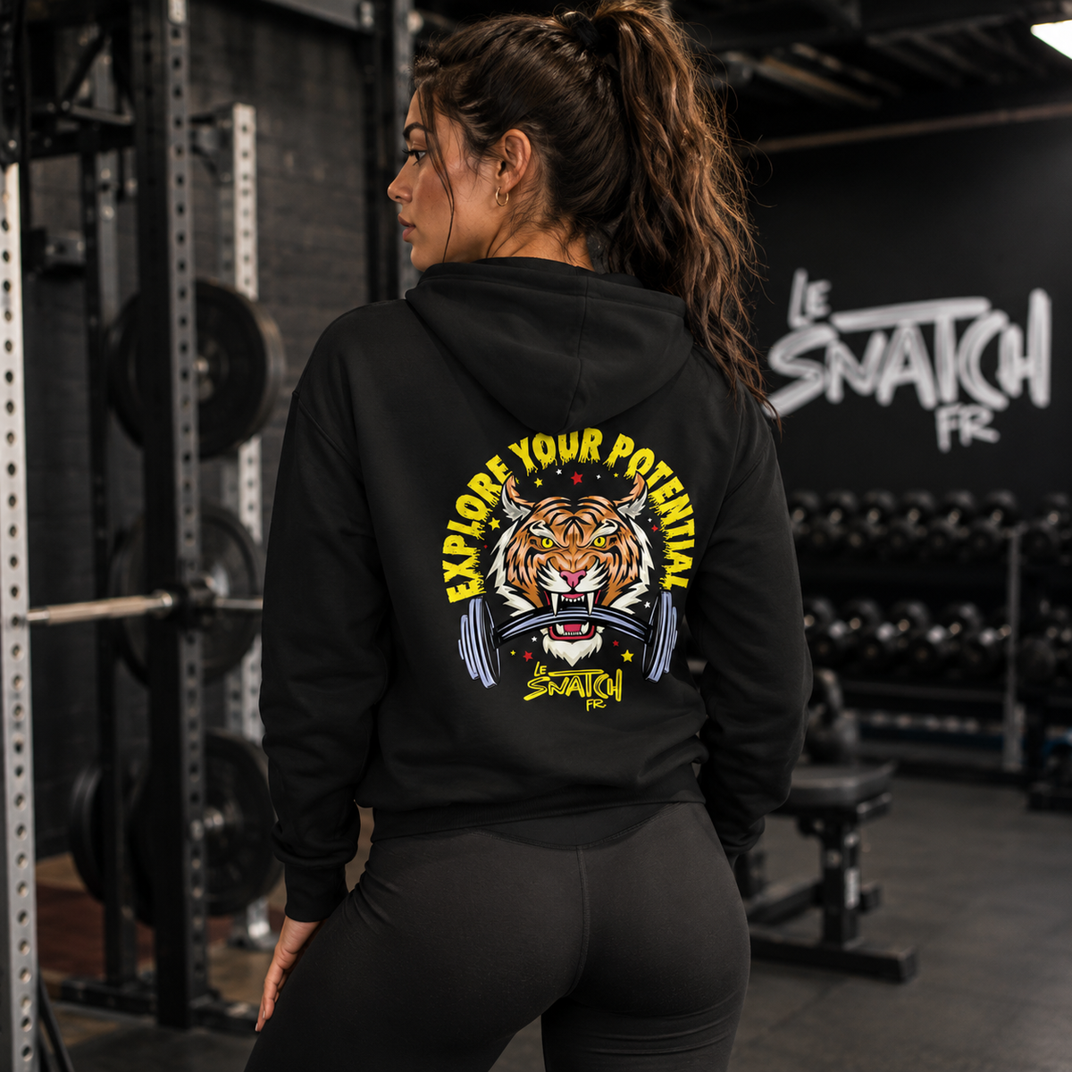 SWEAT-SHIRT FEMME POUR CROSSTRAINING - EXPLORE YOUR POTENTIAL – Le Snatch Français