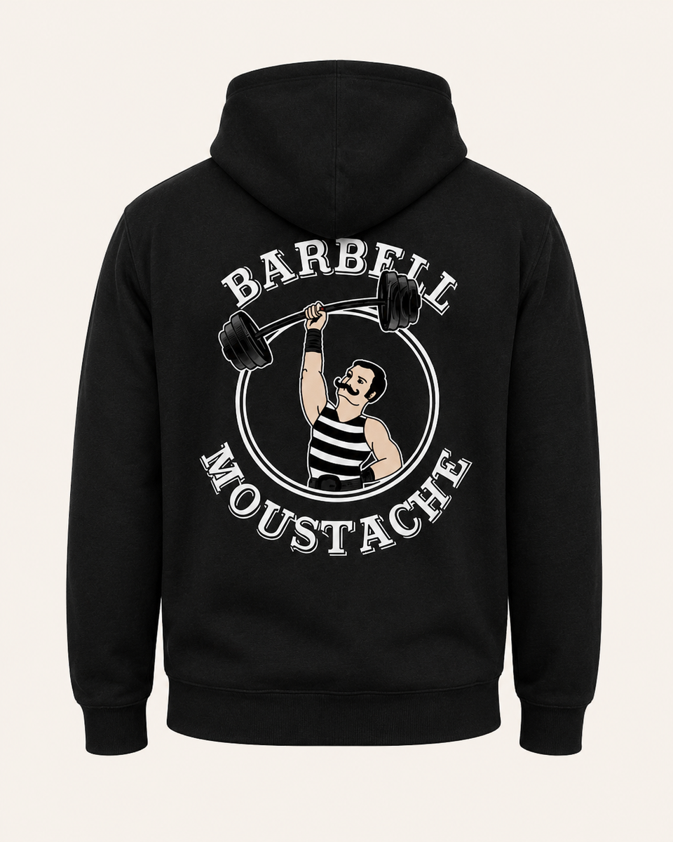 SWEAT-SHIRT HOMME POUR CROSSTRAINING - BARBELL MOUSTACHE