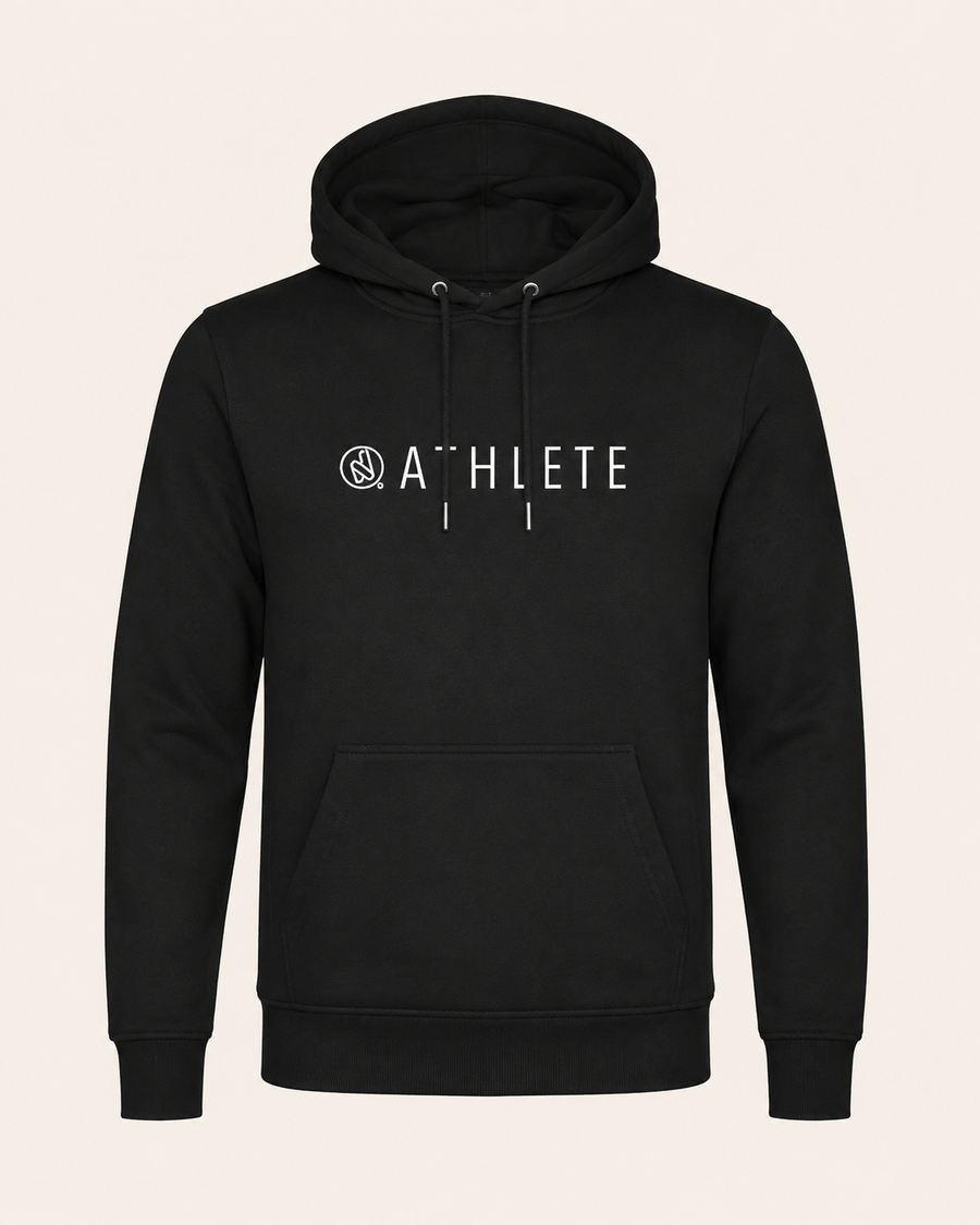 Sweat Cross Training – Athlete Coton Bio — visuel produit 6 – coloris Noir – Le Snatch Français