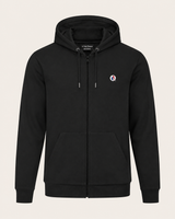 Sweat Zippé Homme Cross Training – Coton Bio — visuel produit 6 – coloris Noir – Le Snatch Français