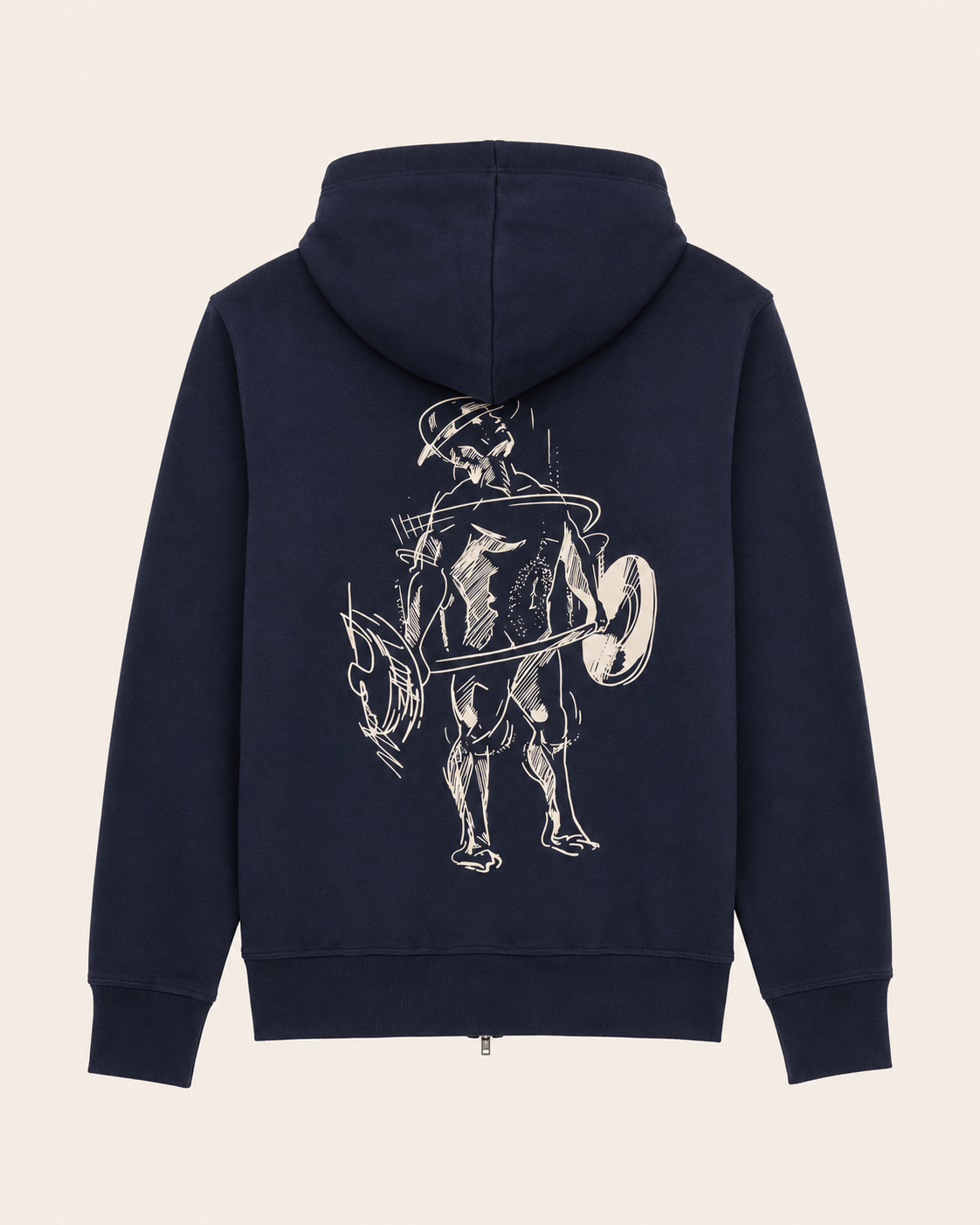 Sweat Zippé Homme Cross Training – Snatcheur Coton Bio