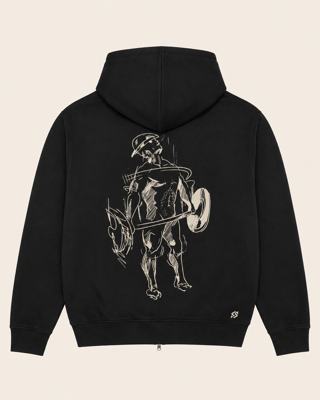 Sweat Zippé Homme Cross Training – Snatcheur Coton Bio