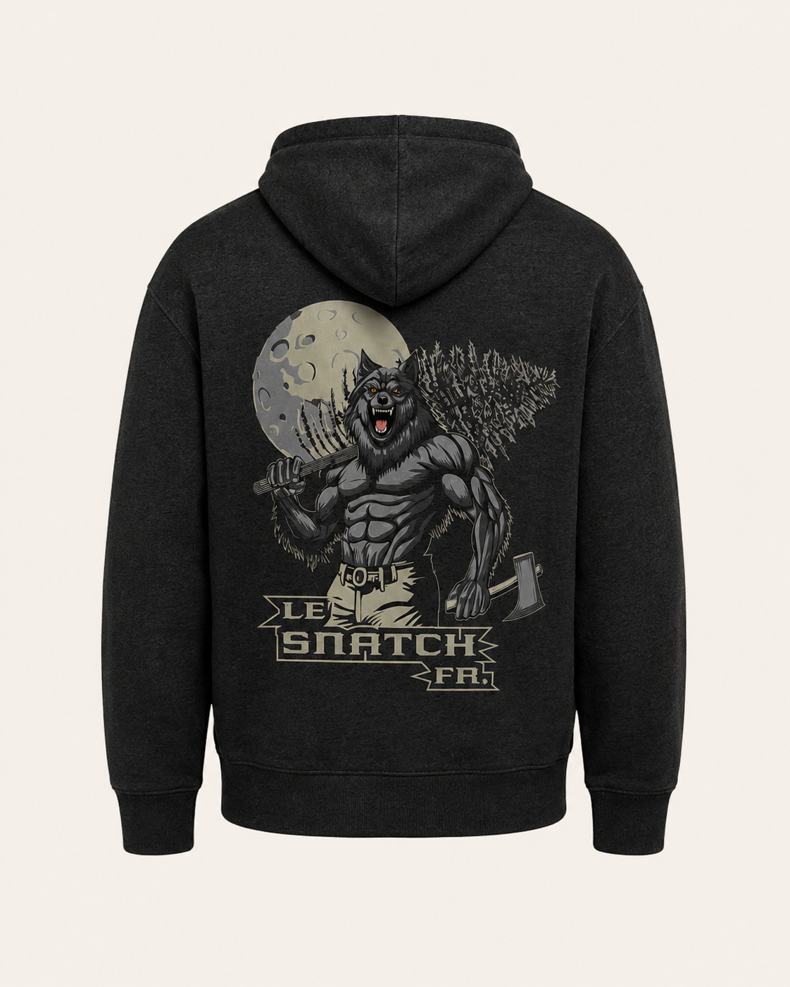 SWEAT-SHIRT HOMME POUR CROSSTRAINING - MIDNIGHT — visuel produit 3