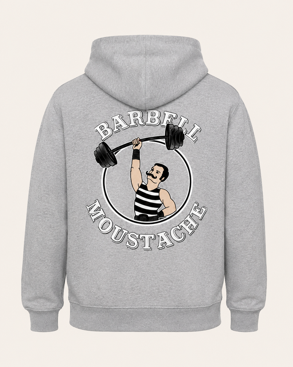 SWEAT-SHIRT HOMME POUR CROSSTRAINING - BARBELL MOUSTACHE