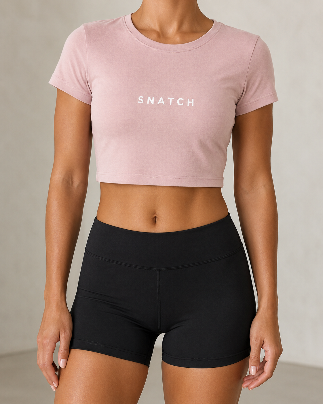 Crop Top Femme Cross Training – Snatch Coton Bio