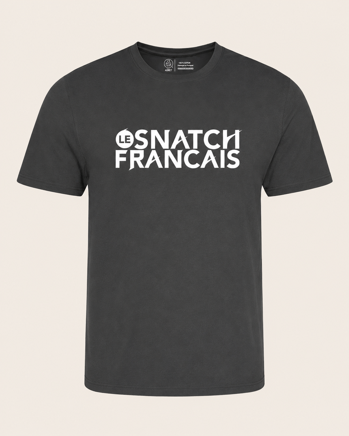 T-Shirt Aerix Homme Cross Training – Snatch Evolution — visuel produit 2 – coloris Anthracite – Le Snatch Français
