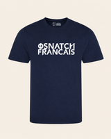 T-Shirt Aerix Homme Cross Training – Snatch Evolution — visuel produit 3 – coloris Navy – Le Snatch Français
