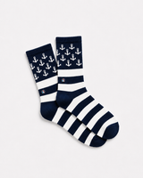 Chaussettes Cross Training – Marin Coton Bio