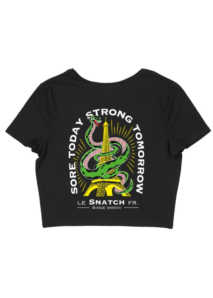 Crop Top Femme Cross Training – Strong Tomorrow Coton Bio