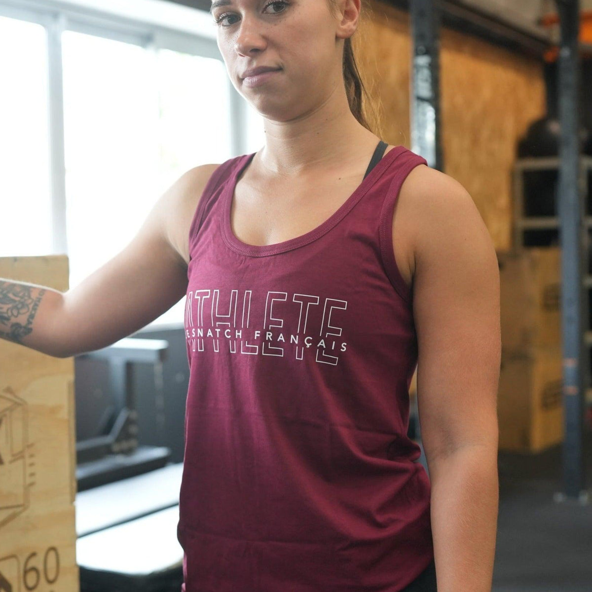 Débardeur Femme Cross Training – Athlete LSF Coton Bio