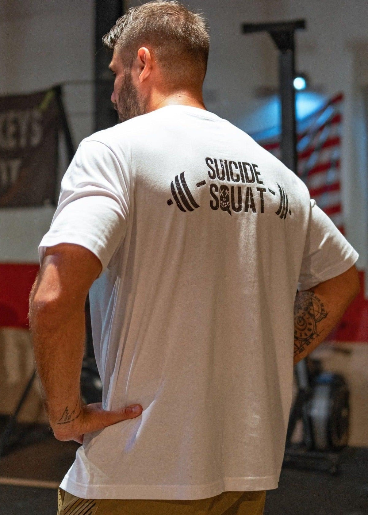 T-SHIRT SPORT OVERSIZE HOMME - SUICIDE SQUAT