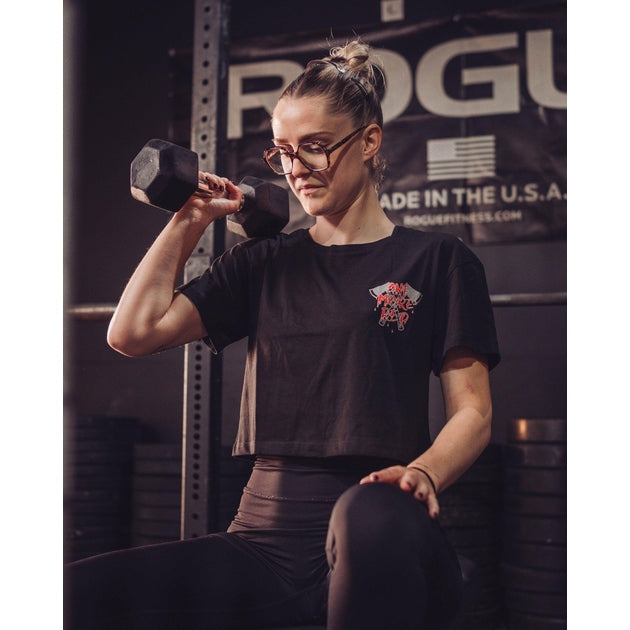 Crop Top Femme Cross Training – Bloody Coton Bio