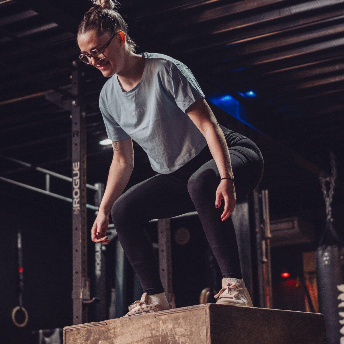 Crop Top Femme Cross Training – Snatch Coton Bio