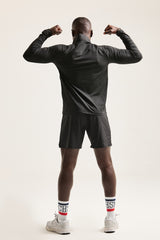 Manches Longues Homme Hybrid Training – Hybrid Coton Bio vue 3 — Le Snatch Français