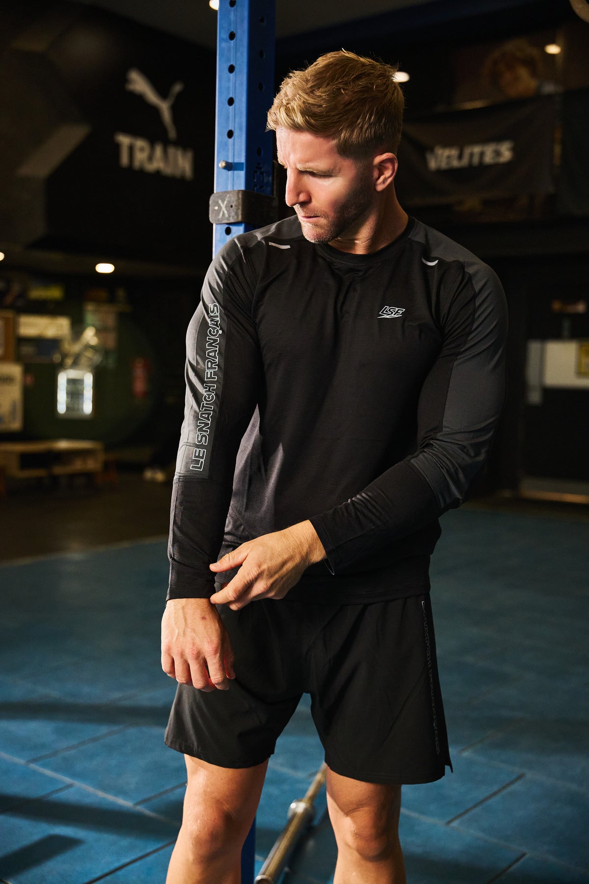 Manches Longues Homme Hybrid Training – Performance vue 6 — Le Snatch Français