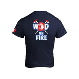 T-Shirt Homme Hybrid Training – WOD On Fire DC vue 2 — Le Snatch Français