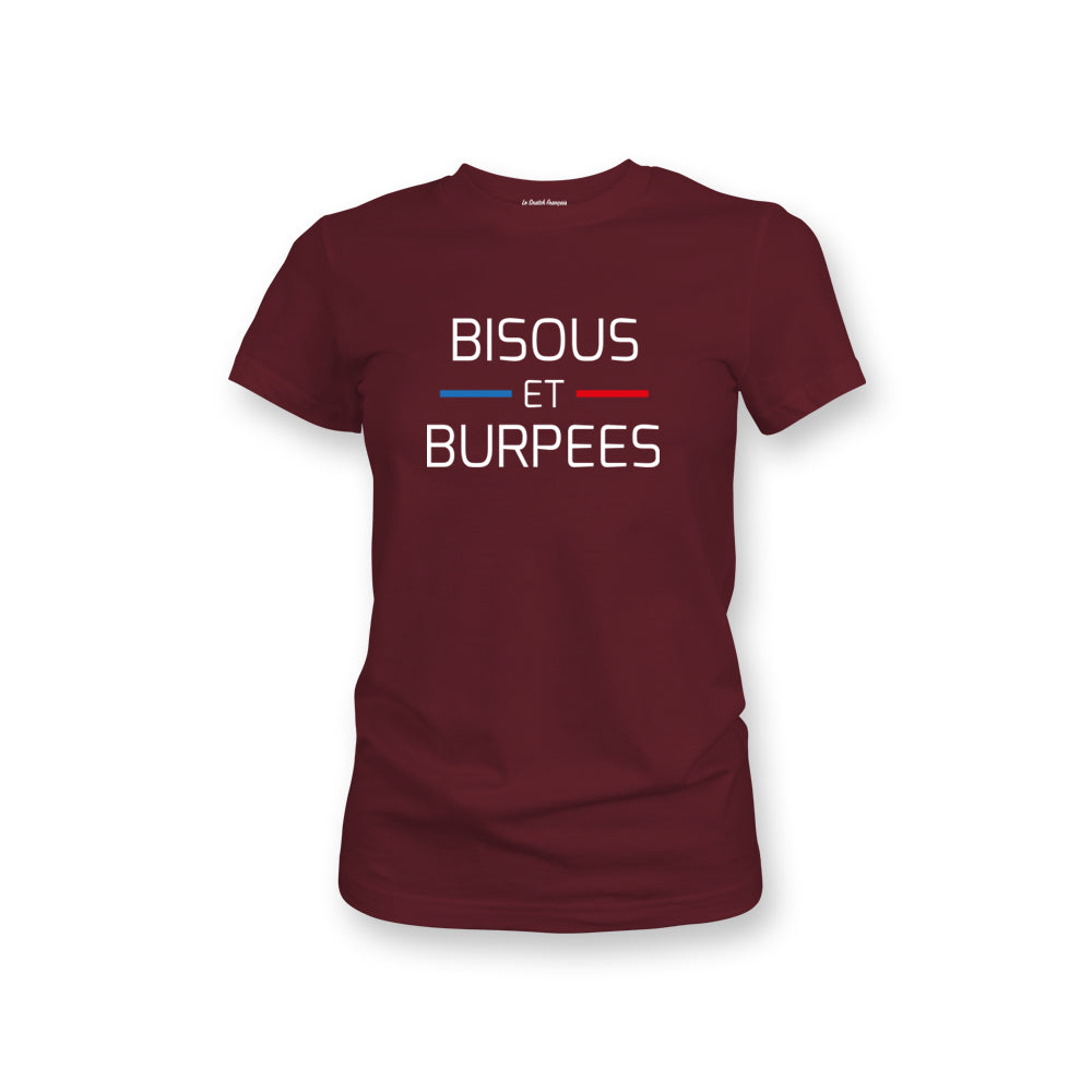 T-SHIRT FEMME - BISOUS ET BURPEES