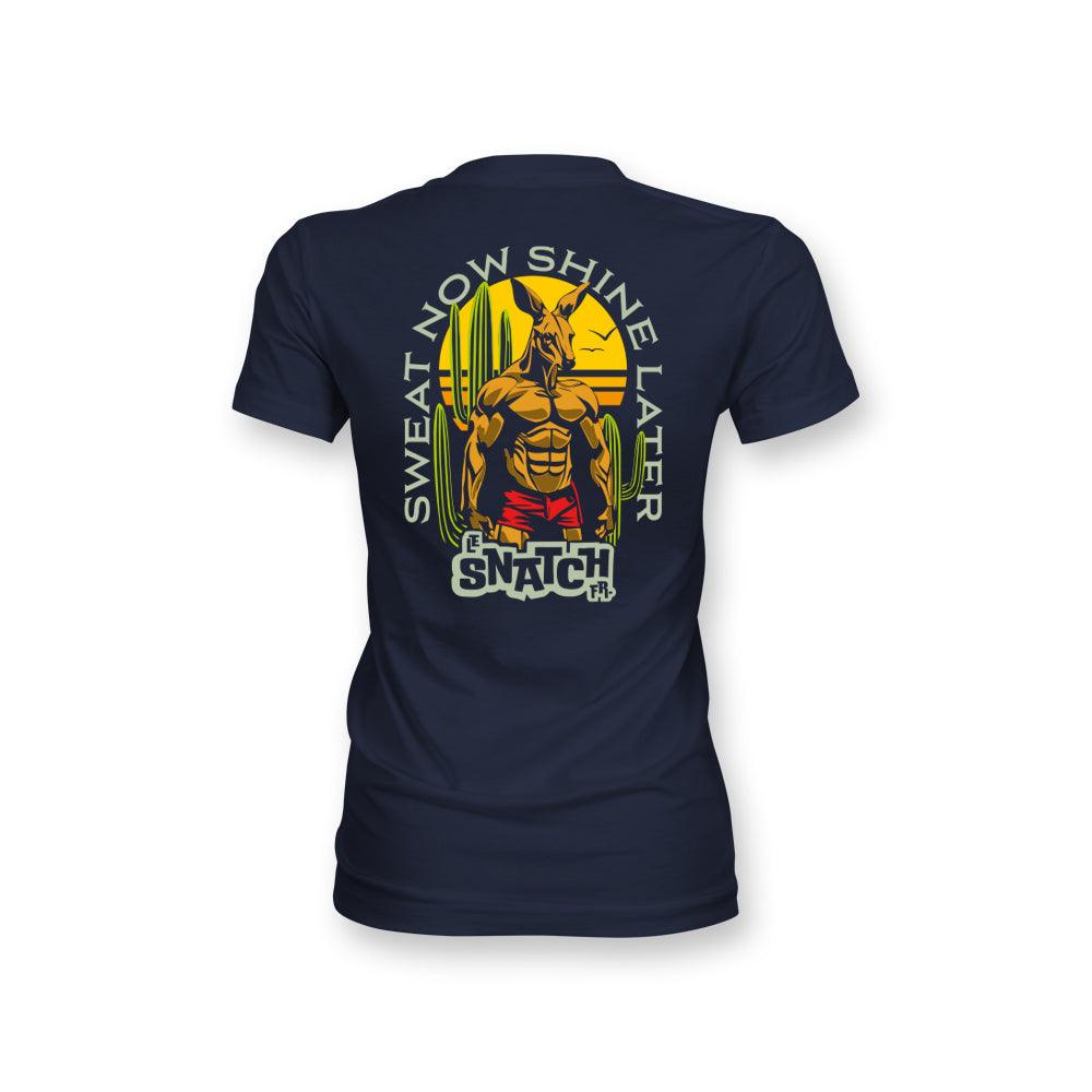 T-Shirt Femme Cross Training – Sweat Now Shine Later Coton Bio