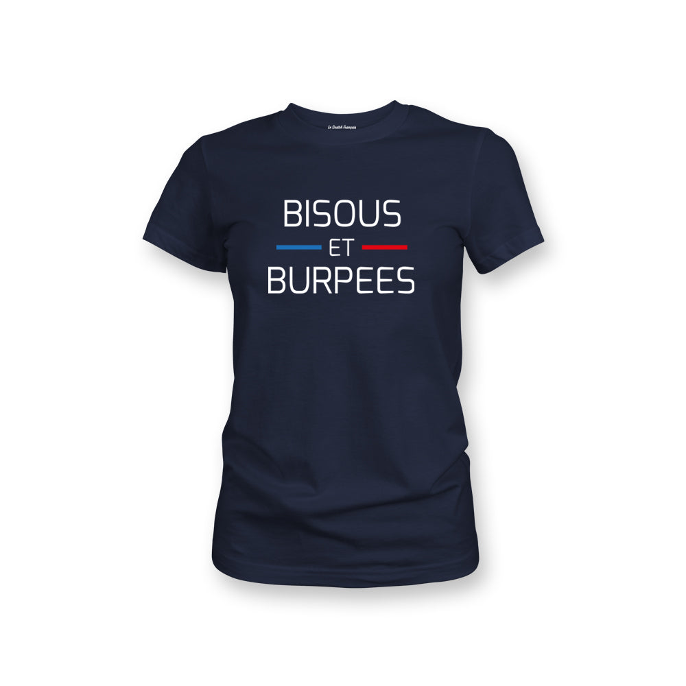 T-SHIRT FEMME - BISOUS ET BURPEES