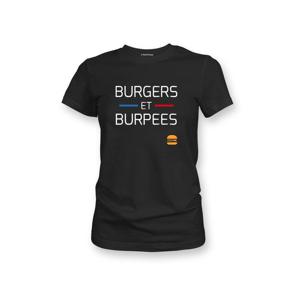 T-SHIRT FEMME - BURGERS ET BURPEES