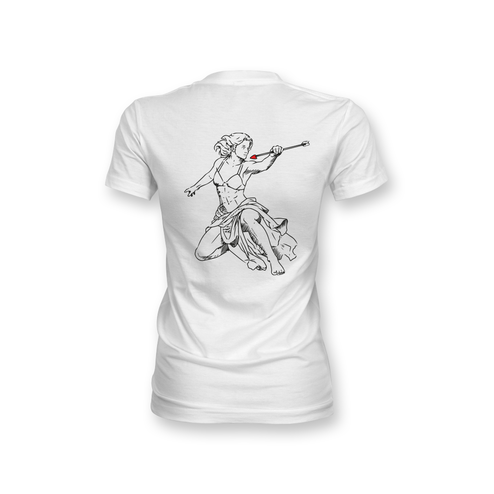 T-Shirt Femme Hybrid Training – Love Archer – Édition Saint-va DC vue 4 — Le Snatch Français
