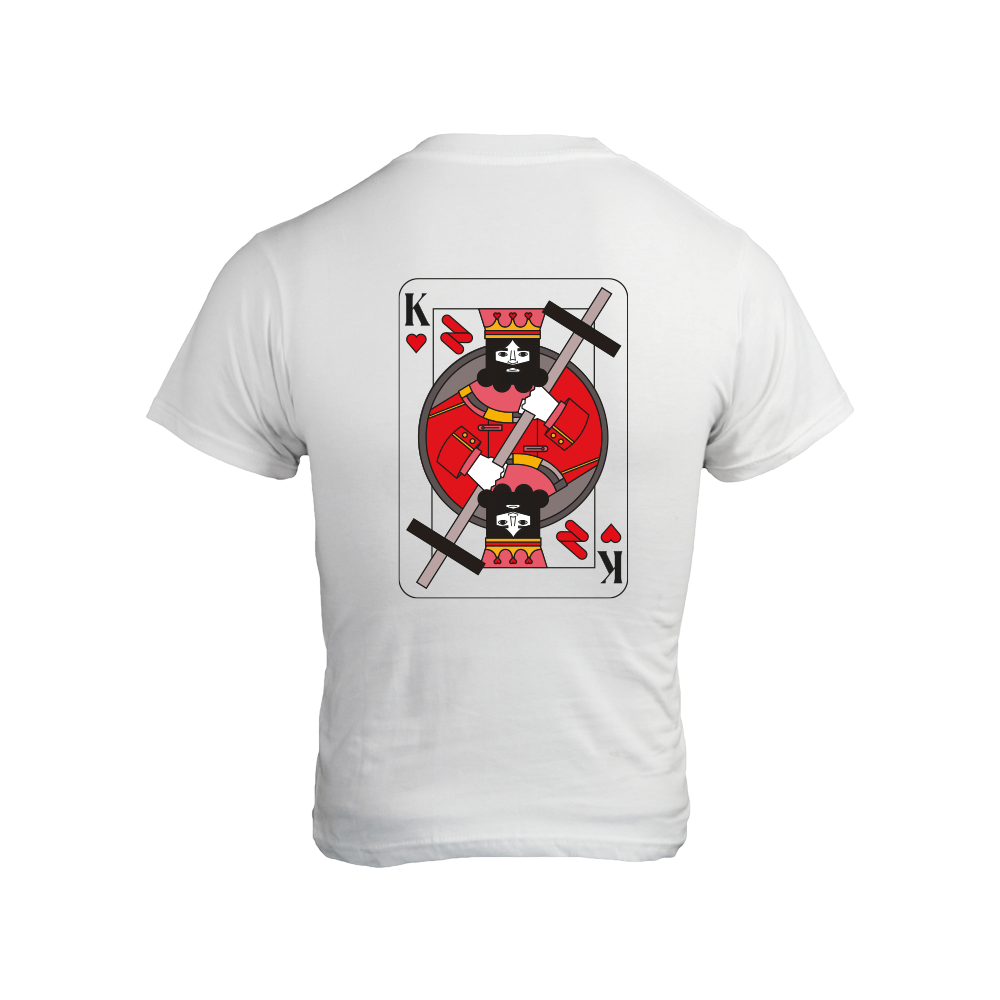 T-Shirt Homme Hybrid Training – King Of Hearts - Édition Saint DC vue 4 — Le Snatch Français