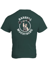 T-Shirt Homme Hybrid Training – Barbell Moustache DC vue 2 — Le Snatch Français