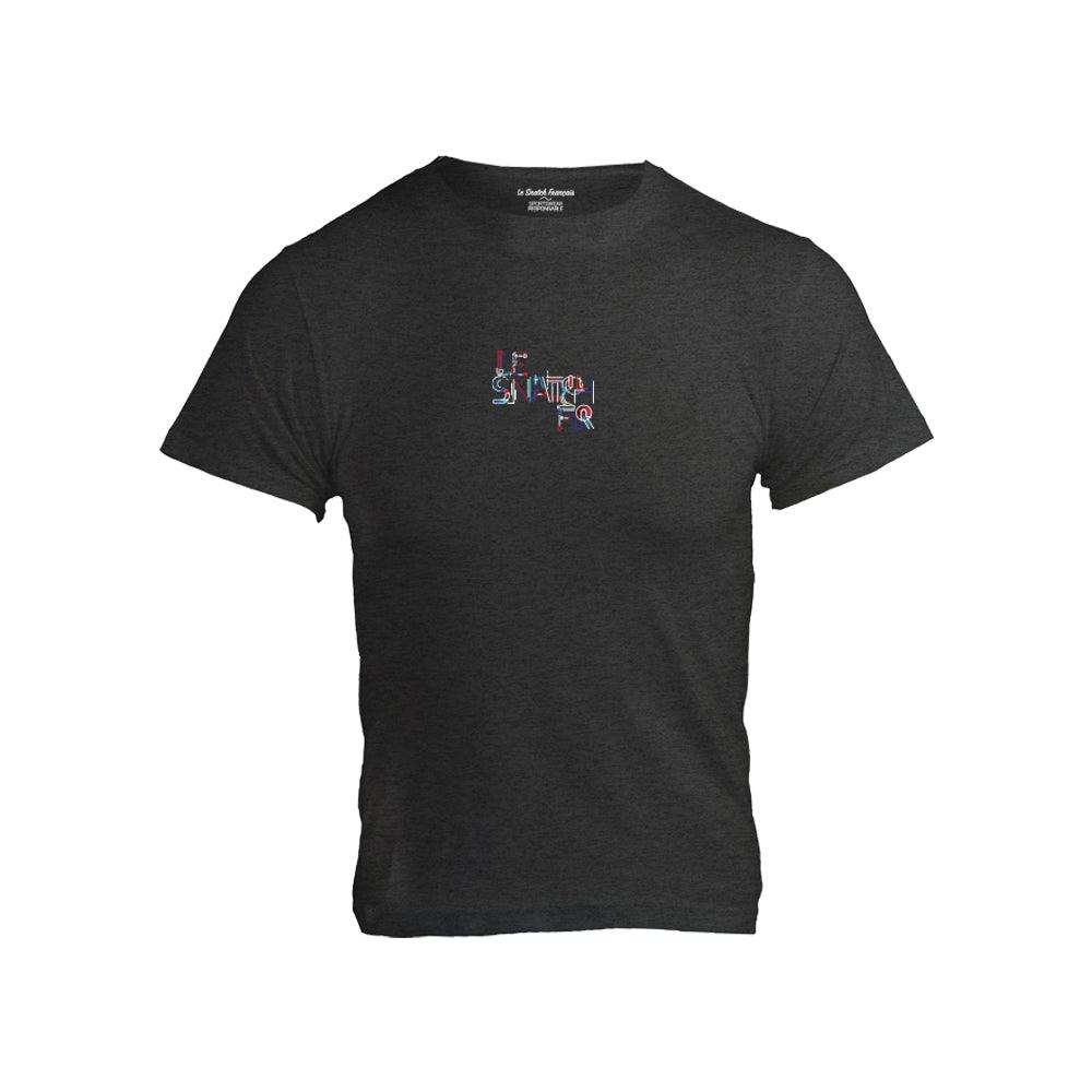 T-Shirt Homme Cross Training – Geometric Coton Bio