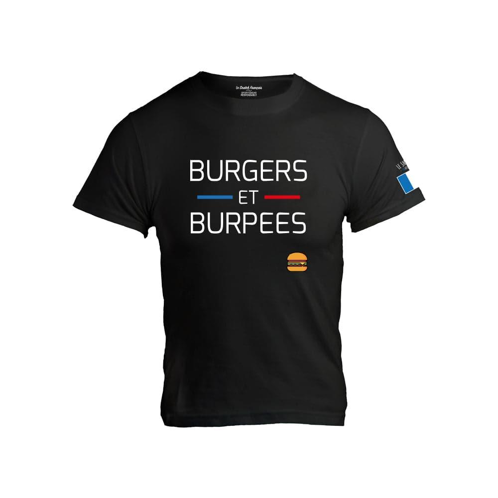 T-Shirt Homme Hybrid Training – Burgers Et Burpees vue 7 — Le Snatch Français