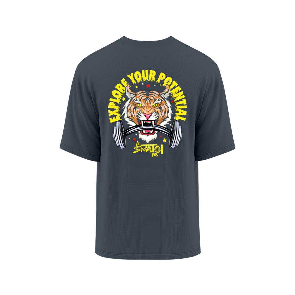 T-SHIRT SPORT OVERSIZE - EXPLORE YOUR POTENTIAL DC