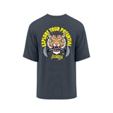 T-Shirt Oversize Homme Hybrid Training – Explore Your Potential vue 7 — Le Snatch Français