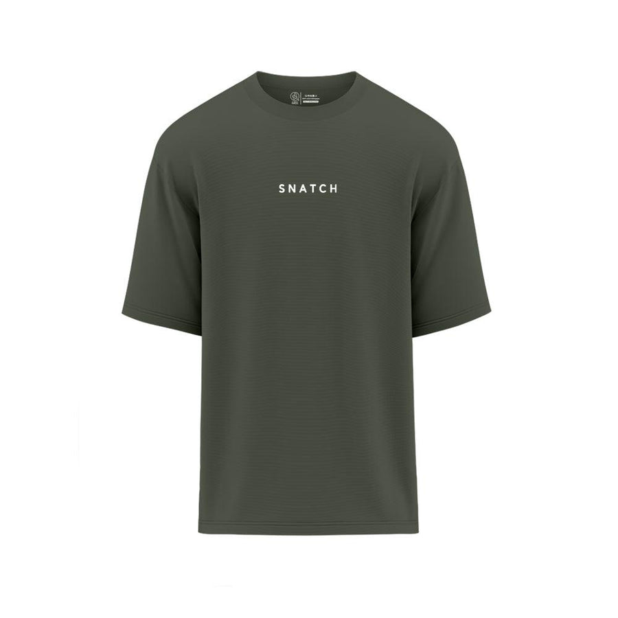 T-shirt Oversize homme cross training Snatch – coloris Khaki – Le Snatch Français