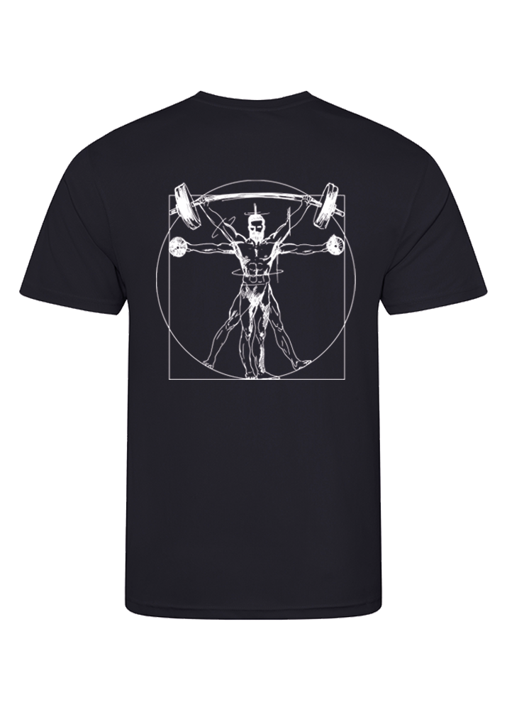 T-Shirt Homme Cross Training – Vitruve vue 9 — Le Snatch Français