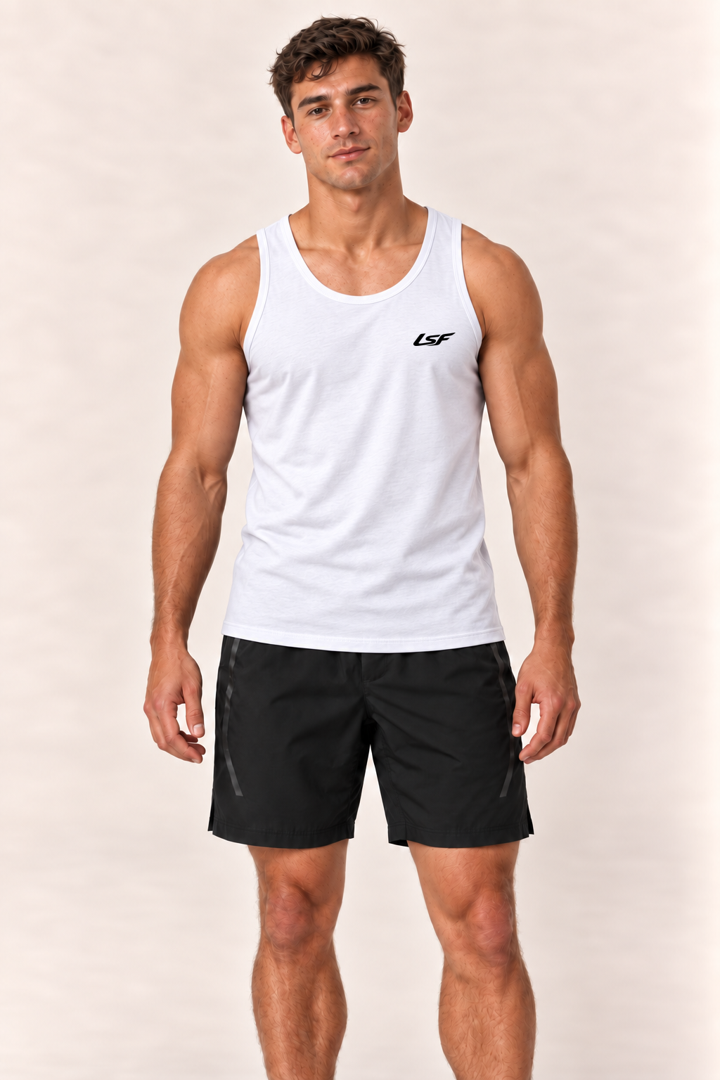 Débardeur homme Pulse LSF blanc — porte face