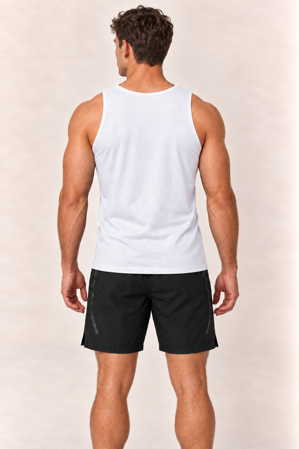 Débardeur homme Pulse LSF blanc — porte dos