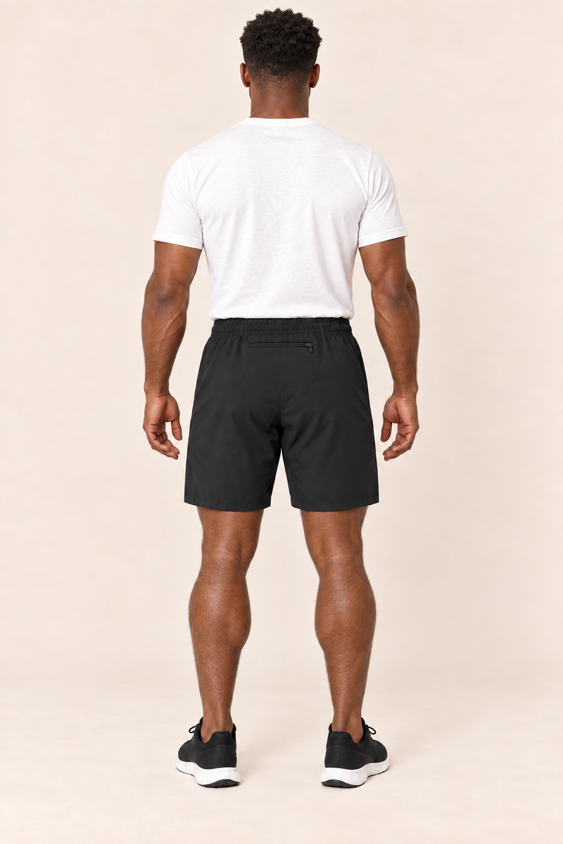Short de sport unisexe stretch – Essor LSF Noir