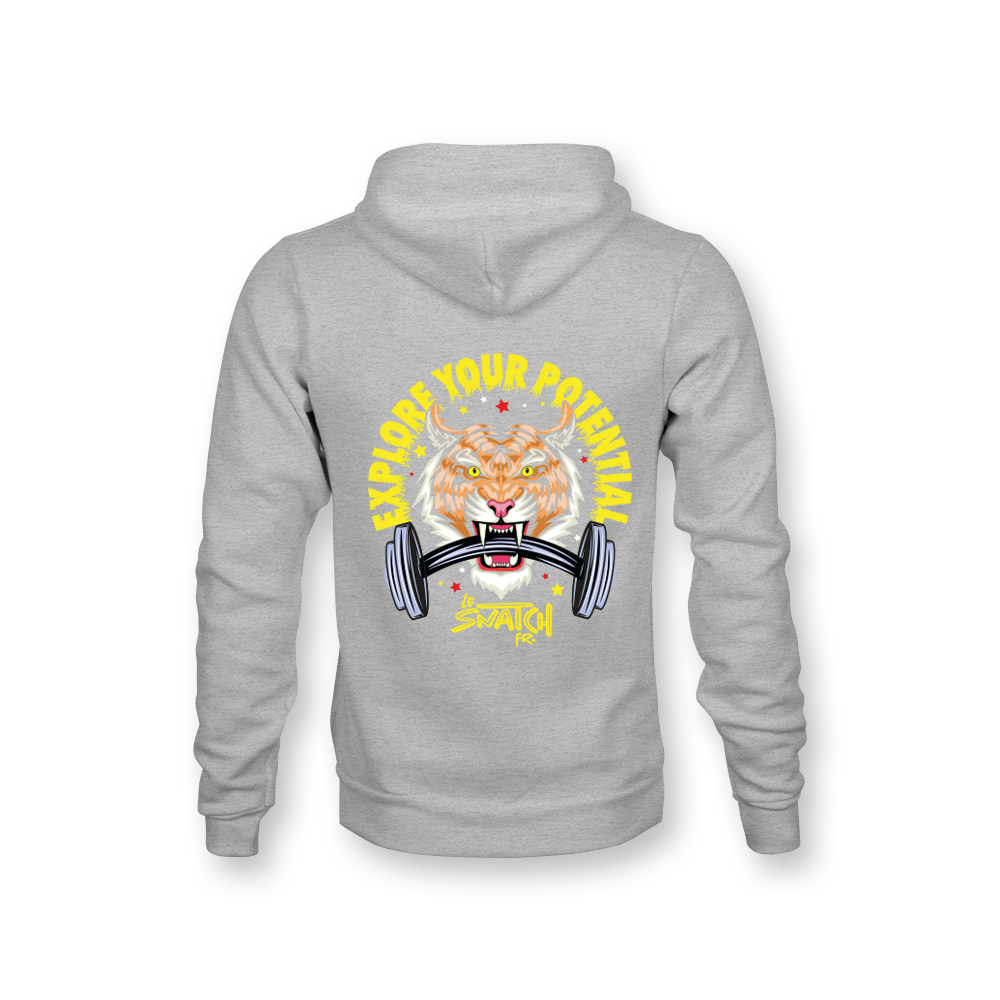SWEAT-SHIRT HOMME POUR CROSSTRAINING - EXPLORE YOUR POTENTIAL
